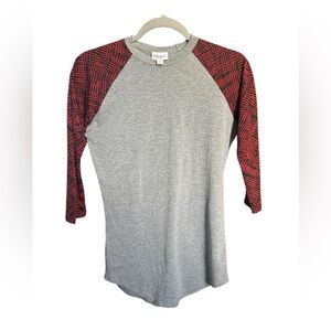 LulaRoe Randy Reglan Tee Size: XXS